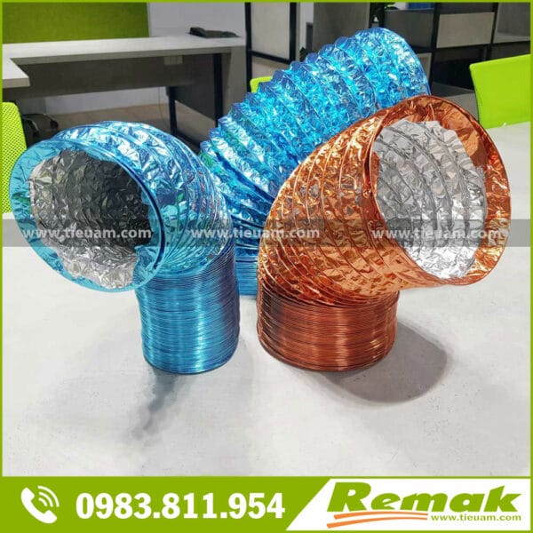 Ống gió mềm kháng khuẩn không bảo ôn 1 lớp Remak