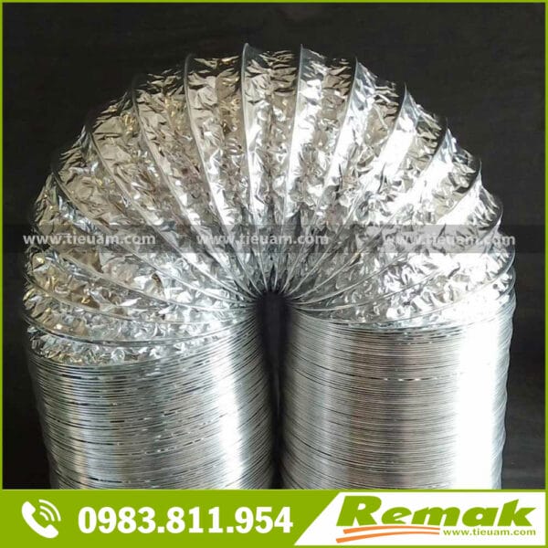 Ống gió mềm không bảo ôn 1 lớp Remak