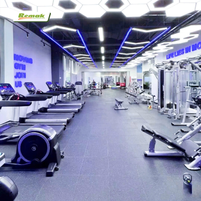 gạch cao su phòng gym