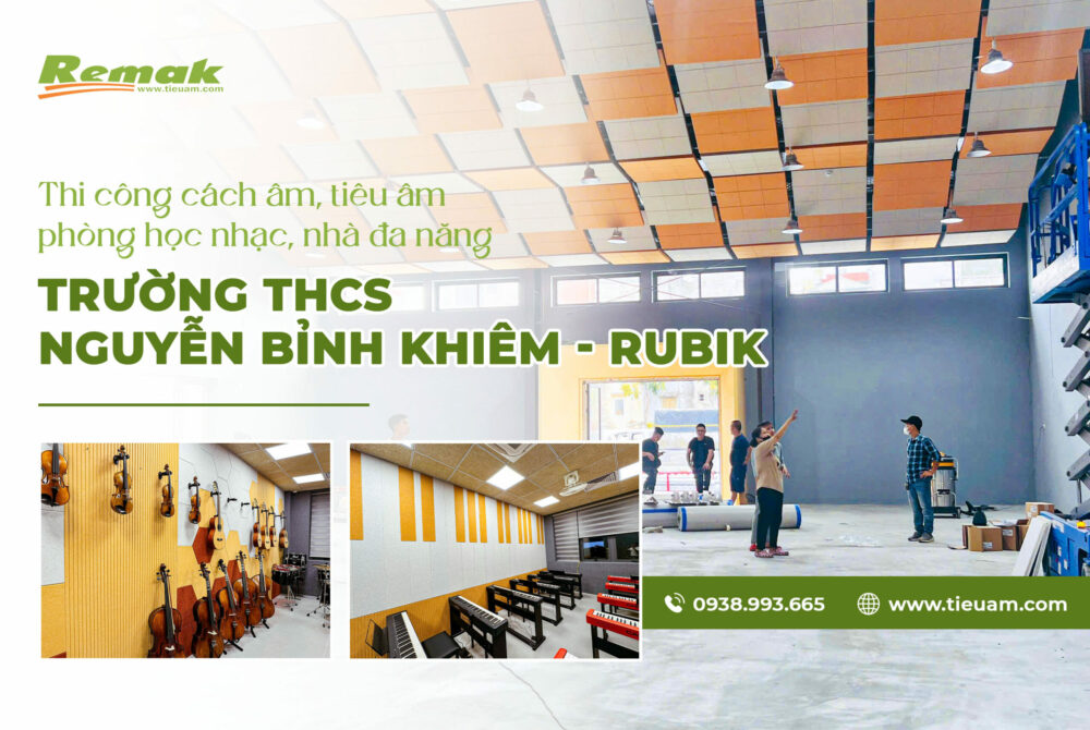 Giải pháp cách âm, tiêu âm cho trường học