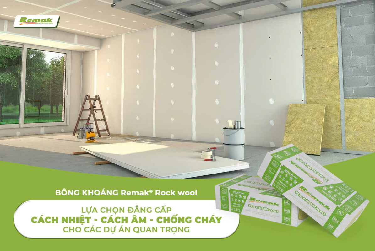 Bông khoáng Remak® Rock wool