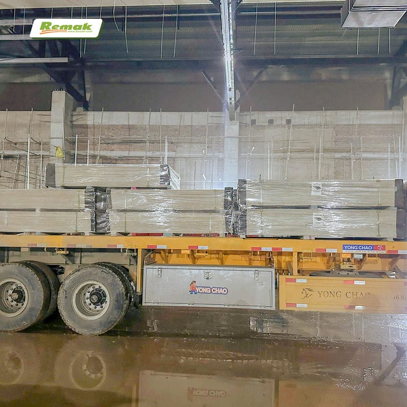 Remak giao hàng 24/7 để đảm bảo tiến độ công trình nhanh chóng