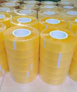 Băng dính trắng cuộn to Remak siêu dán dính, siêu tiết kiệm