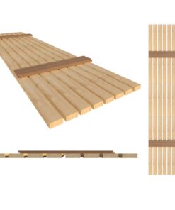Gỗ tiêu âm trần Fineline Slats Horizontal Remak