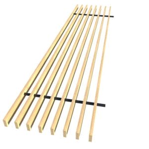 Gỗ tiêu âm trần Fineline Slats Open Remak 1 Gỗ tiêu âm trần Fineline Slats Open Remak