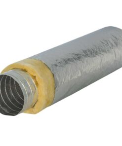 Ống gió mềm bảo ôn bông thủy tinh chịu nhiệt -30°C đến 125°C