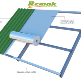 Túi khí cách nhiệt Remak AirReflex- Giải pháp chống nóng hiệu quả cho mái tôn, mái ngói