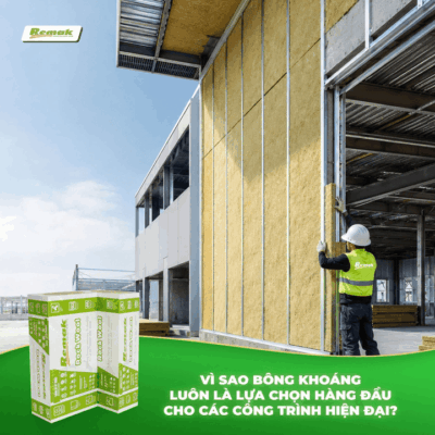 Vì sao nên chọn bông khoáng Remak?