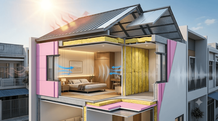 Remak cung cấp giải pháp cách âm cách nhiệt cho phòng ngủ